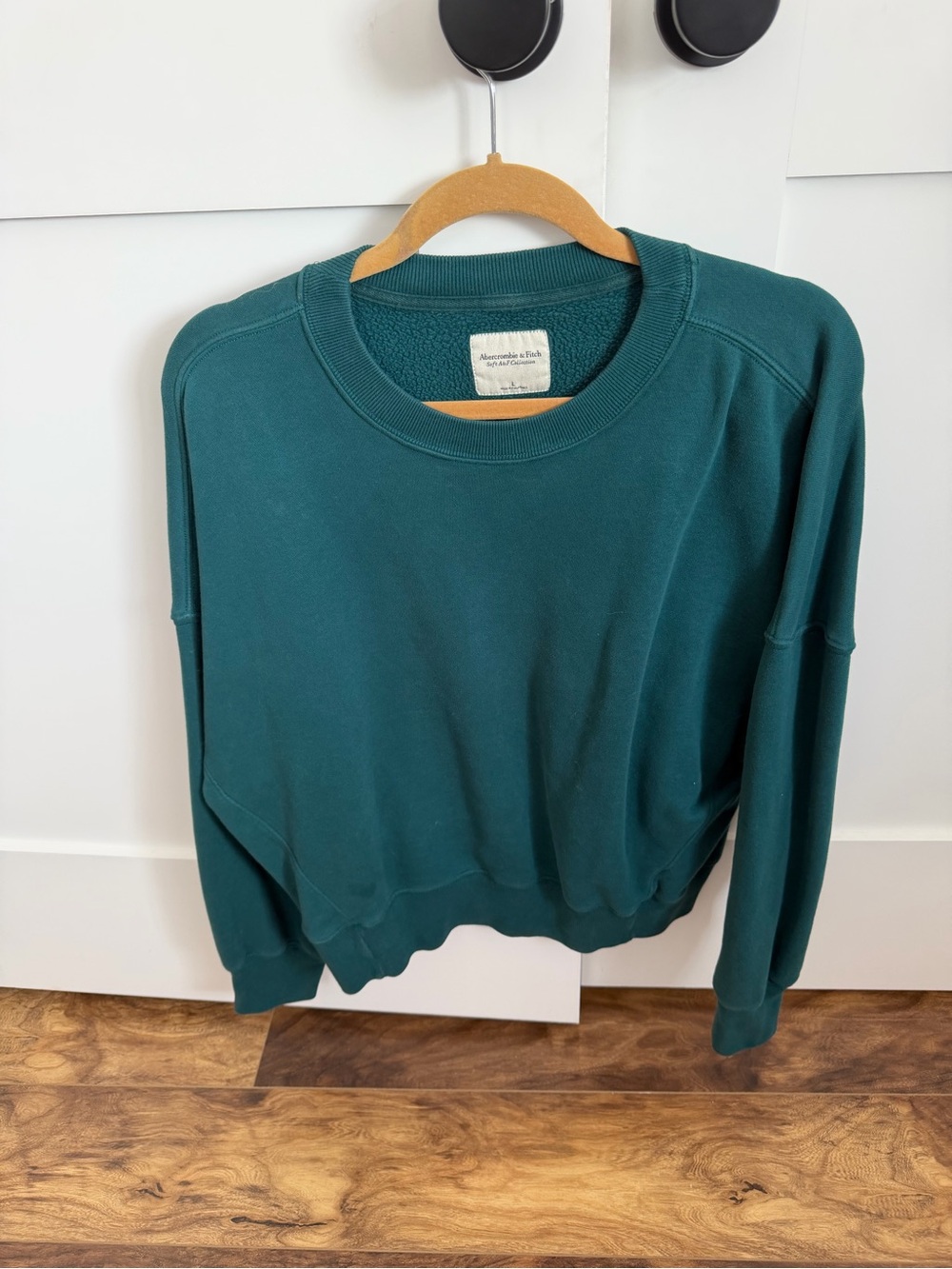 Abercrombie & Fitch Women's Crewneck Sweater - Teal
